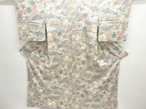 町家風景模様小紋着物